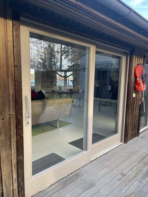 Isolerglasbyte någonstans i vår vackra skärgård